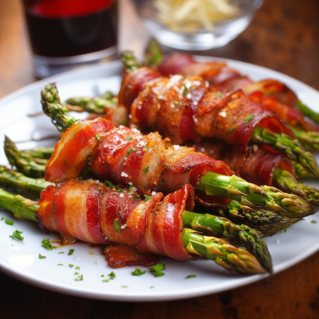 Asparagi avvolti nel bacon