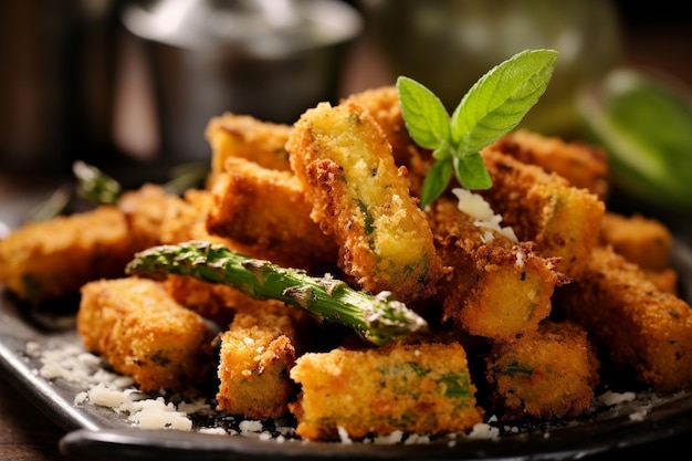 asparagi fritti deliziosi