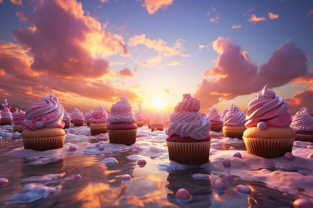 Assaporare la serenità Immersive Cupcake Imagery