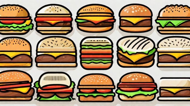 Assaporare la succosità degli hamburger gourmet