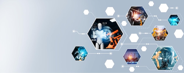 Assemblaggio automatizzato di robot industriali e bracci robotici nella produzione in fabbrica