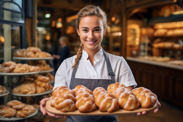 Assistente di negozio di pasticceria