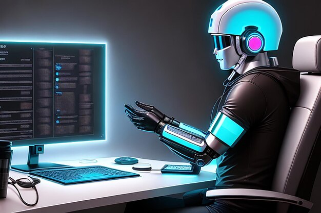 assistente virtuale robot