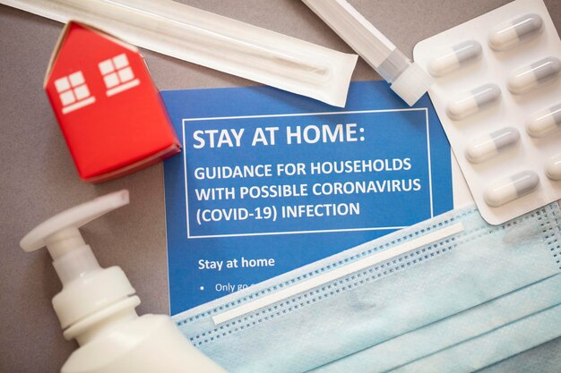 Assistenza domiciliare per il coronavirus con forniture mediche