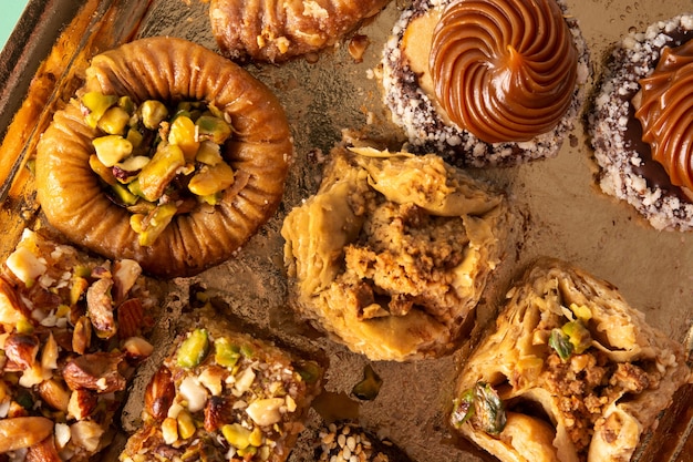 Assortimento di baklava dolce del Ramadan