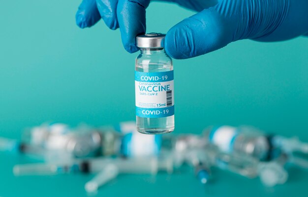 Assortimento di vaccini contro il coronavirus sanitario