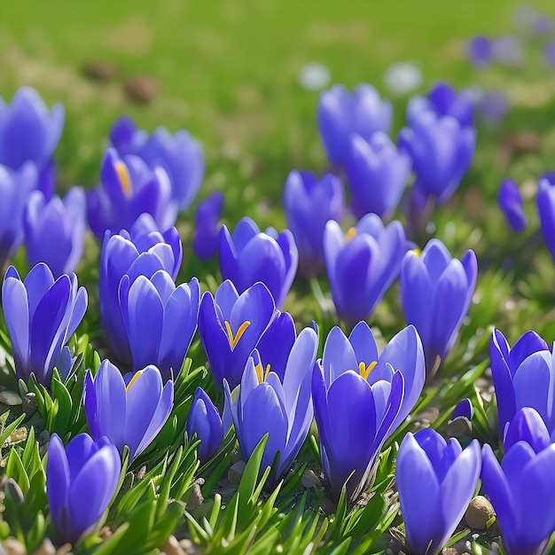 Astratti fiori colorati selvatici Generare Ai