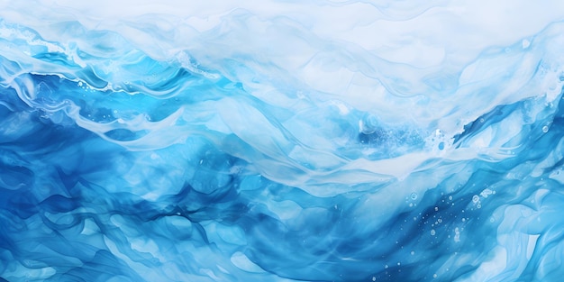 Astratto acqua oceano onda blu aqua teal texture Blu e bianco onda d'acqua web banner Graphic Re