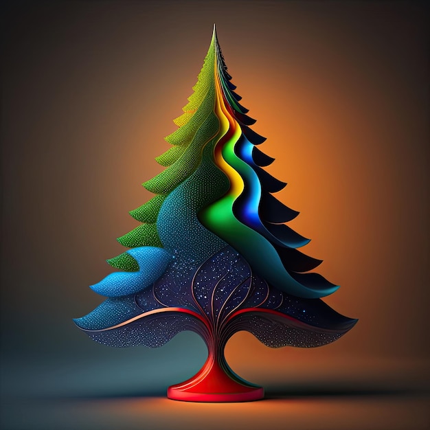 astratto albero di Natale