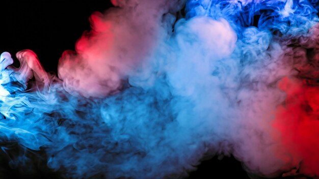 astratto fuoco fumo blu trama fiamma nuvola rosso esplosione cielo grunge colore luce nero