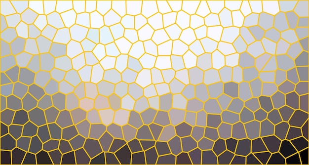 Astratto mescolato colore giallo-marrone pallido standard geometrico sfumato mosaico sfondo sfumato