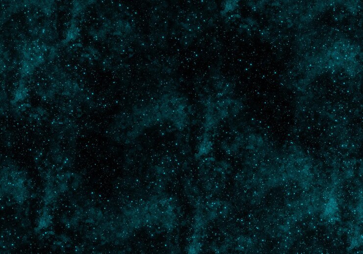 Foto astratto nebulosa cian sfondo galassia cosmica