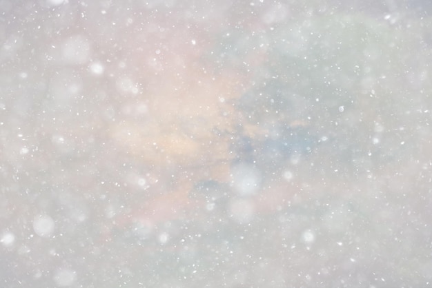 astratto neve sfondo cielo fiocchi di neve gradiente