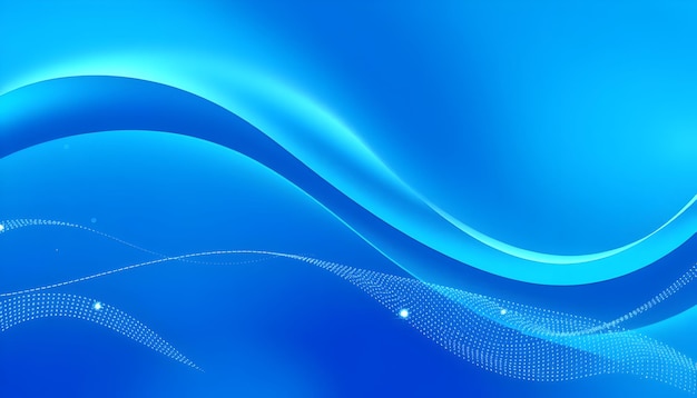 Astratto onda blu
