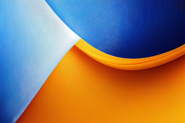 Astratto sfondo blu arancione moderna forma geometrica per carta da parati banner volantino catalogo copertina volantino AI generativa