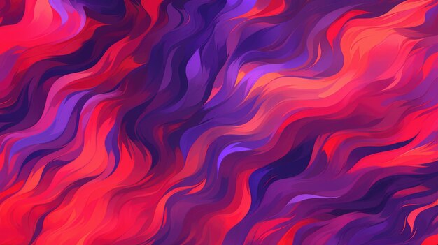 Astratto sfondo del desktop linee fluide colori vibranti gradienti futuristici levigano lo sfondo epico