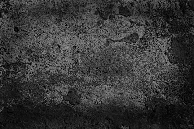 astratto sfondo nero muro di cemento vuoto grunge stucco incrinato texture