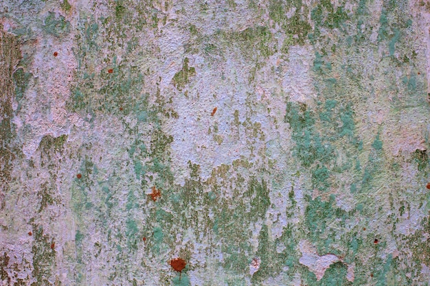 Astratto sfondo verde Texture vecchio muro. Superficie ruvida dello stucco.