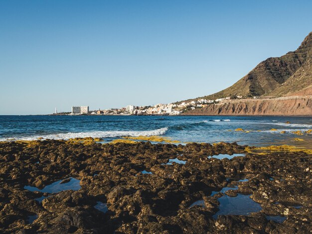 Atardecer des de la playa de Bajamar Tenerife