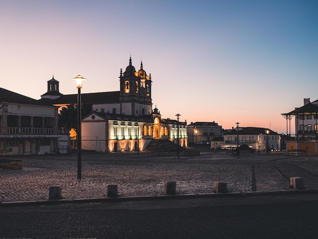 Atardecer en Nazare, Portogallo