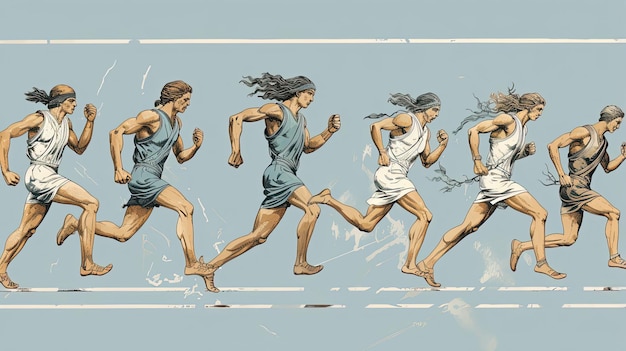 Atleti dell'antica Grecia che gareggiavano alle Olimpiadi
