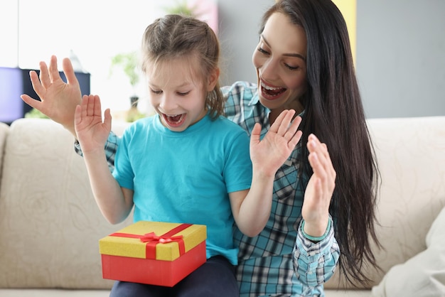 Atmosfera calda in famiglia ea casa