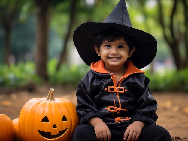 Atmosfera di Halloween in India