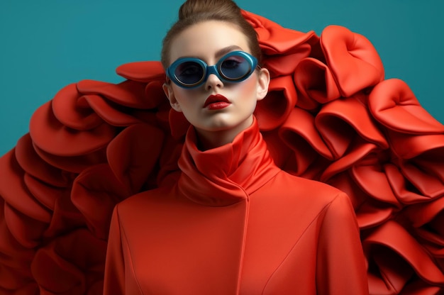 Attraente modello alla moda Generate Ai