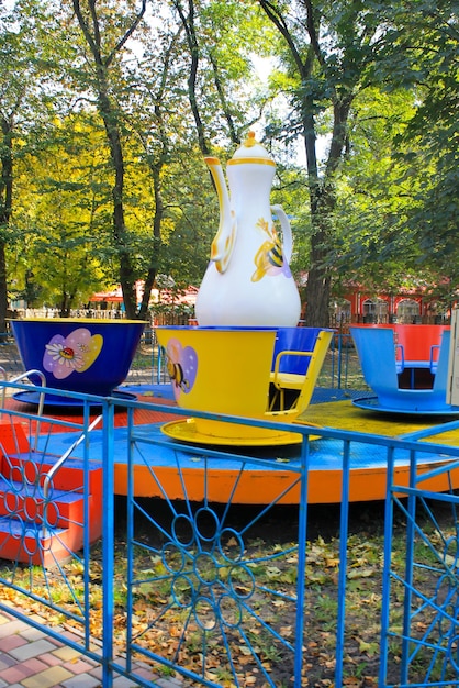 Attrazione per bambini nel parco cittadino