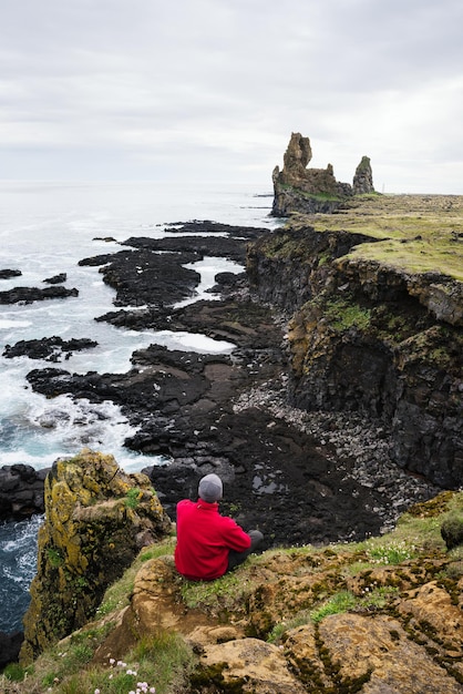 Attrazione turistica di Londrangar dell'Islanda