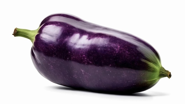 Aubergine viola vivace, fresca e pronta per le avventure culinarie.