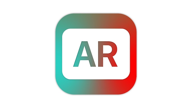 augmented reality gradient icon