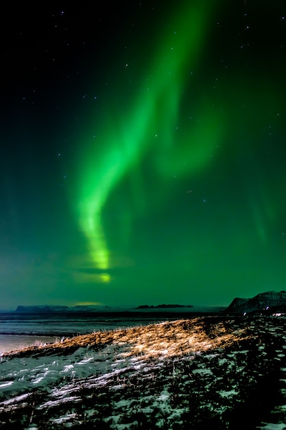 Aurora boreale Islanda meridionale