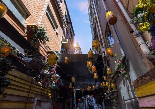 Australia centro storico di Melbourne con caffè alla moda ristoranti arcate e centri commerciali