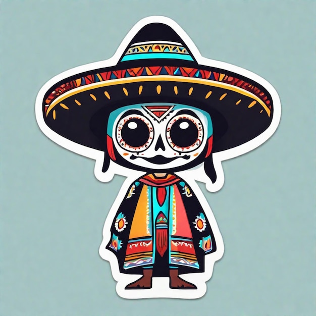 Autentico simbolismo messicano Colori della tradizione e del sapore