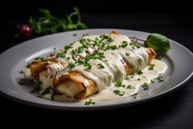 Authentic Barbacoa Burritos con carne di manzo cotta lentamente e Pico de Gallo