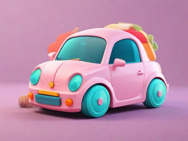 Auto giocattoli per bambini 3D