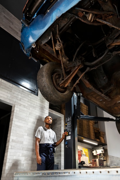 Auto in cura in officina