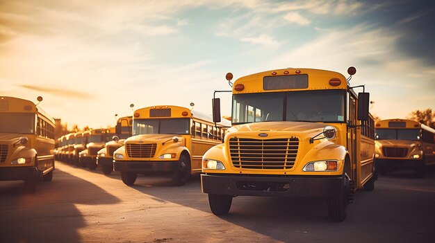 Autobus scolastico giallo