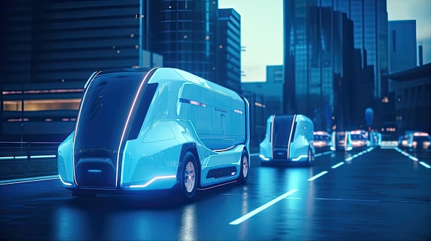 Automobile di concetto futuristica del camion