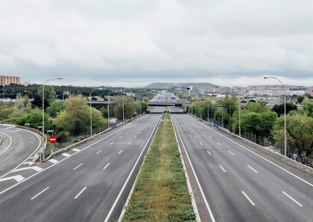 Autostrada A3 senza traffico