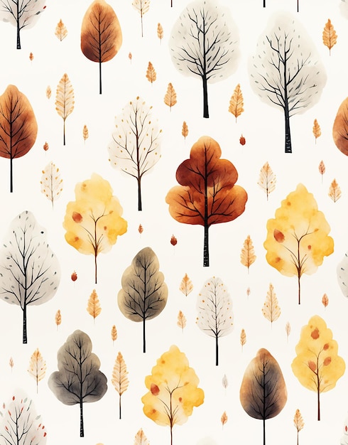 Autunno Concept Patterned Sfondato