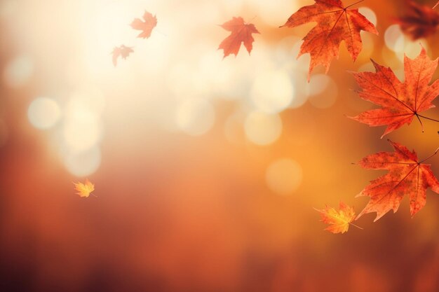 Autunno in foresta sfondi ambientali astratti