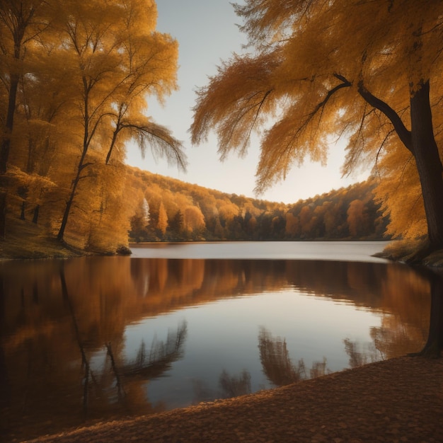 autunno sul lago