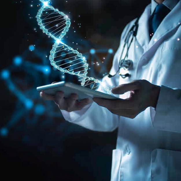 Avanzamento dell'assistenza sanitaria, medicina digitale e analisi del DNA