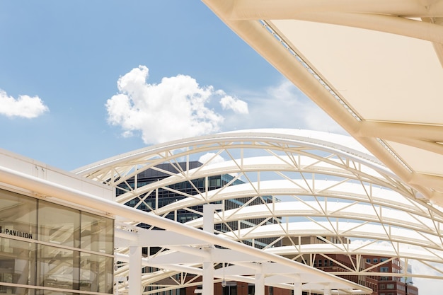 Avanzamento della riqualificazione della Union Station a Denver.