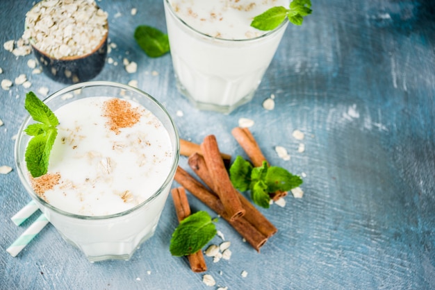 Avena Colombiana, Colombian Oatmeal Drink con cannella e menta