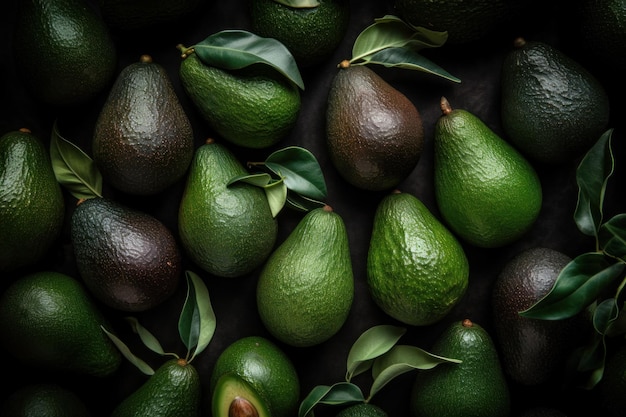 Avocado di fondo organico Generare Ai