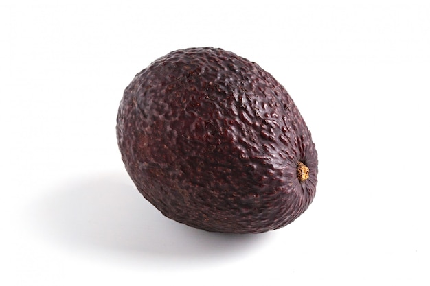 Avocado isolato Verdura fresca naturale. Hass