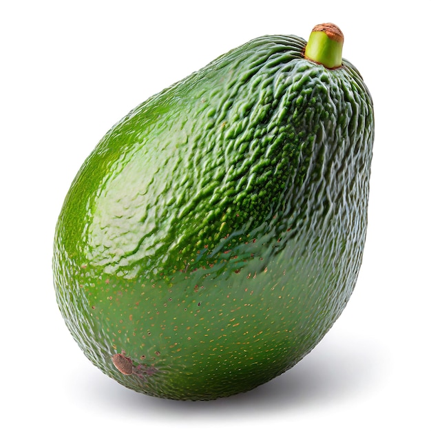 Avocado su sfondo bianco